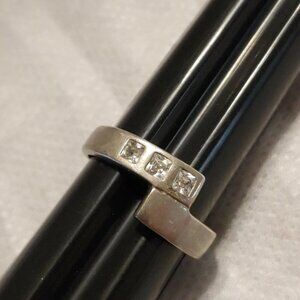 VTG CW Cubic Zirconia? Ring Sterling Silver 925 size 8